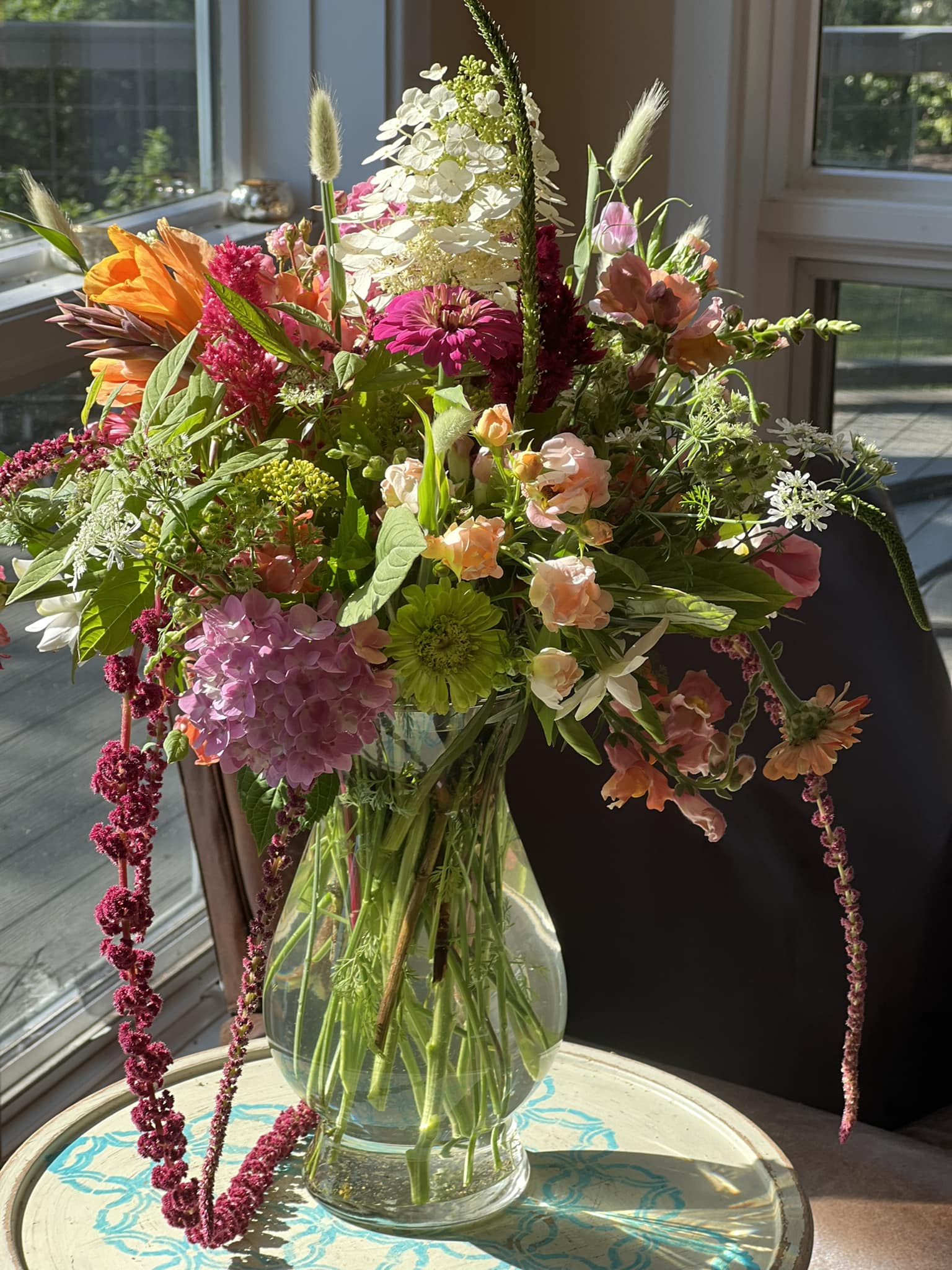 Colorful mixed flower bouquet