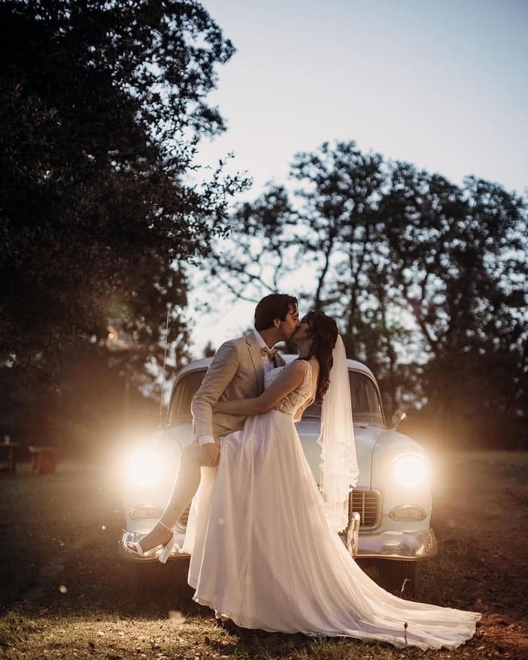 Wedding and event venue at String Prairie Gardens with valley views